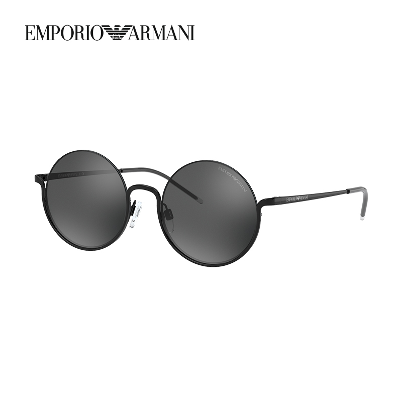 ARMANI 阿玛尼墨镜男圆形个性复古防晒太阳眼镜女时尚摩登0EA2112