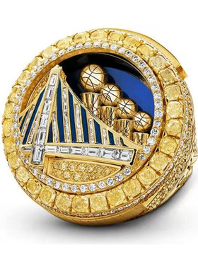 2022 金州勇士队库里总冠军戒指男球迷收藏纪念品新年生日礼物