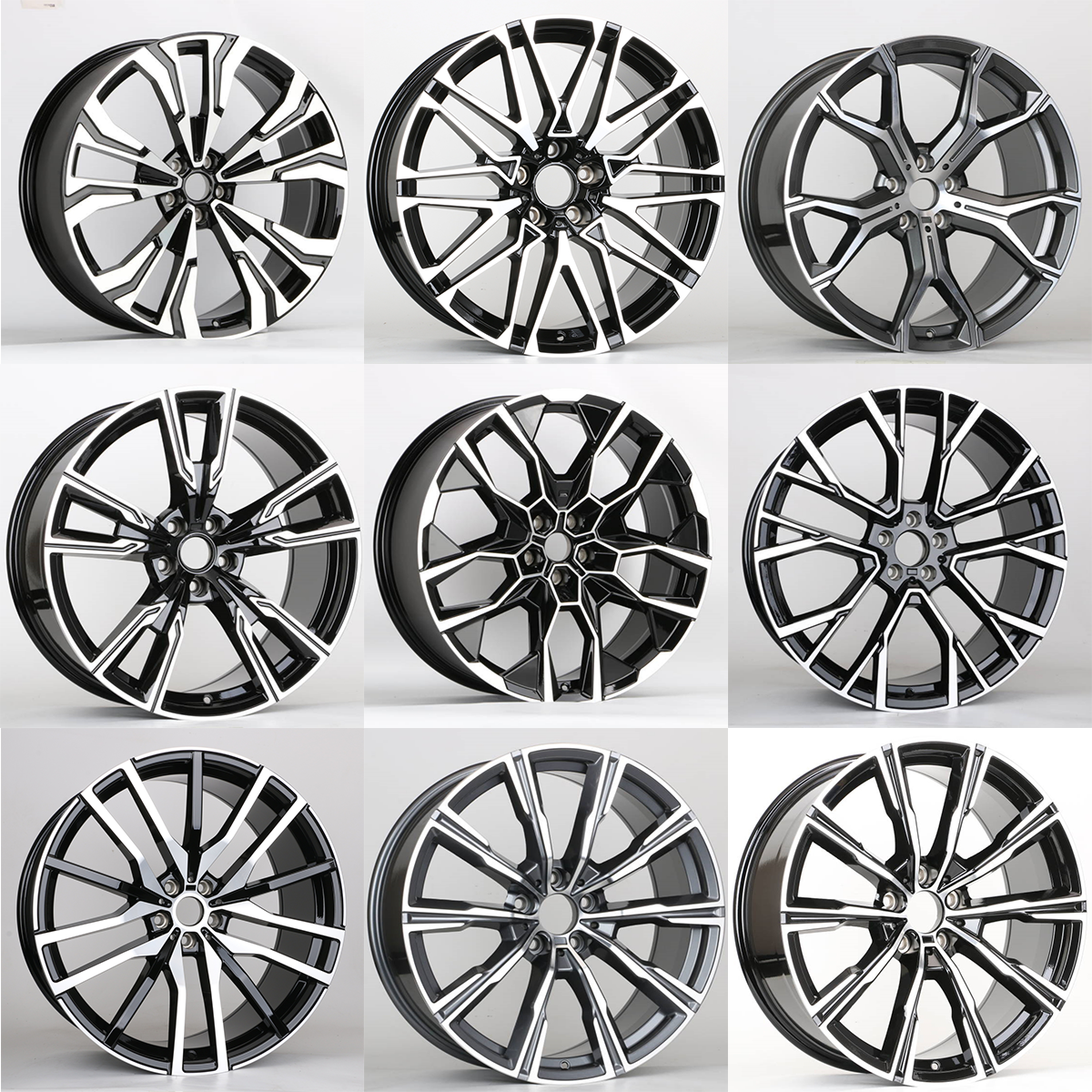 适用于宝马X7轮毂22寸 高品质旋压轮毂适配X3 X4 X6 X5改20寸21寸