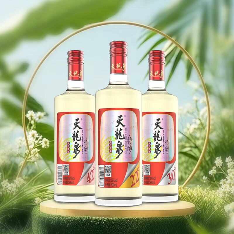 天龙泉22度特醇6瓶装广西酒图片