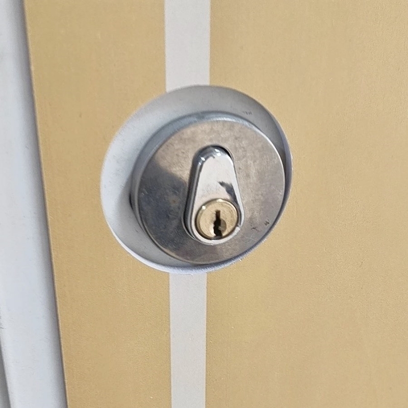 通开水电井锁芯通道锁心管井门锁芯消防锁加长通用型消防门配件