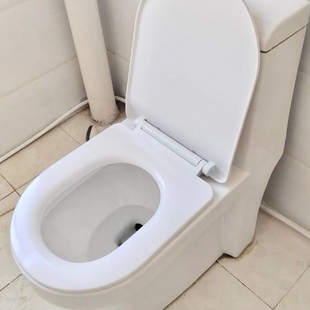 座便U型盖板坐圈盖子家用马桶盖座便器马桶圈坐便器加厚缓降通用