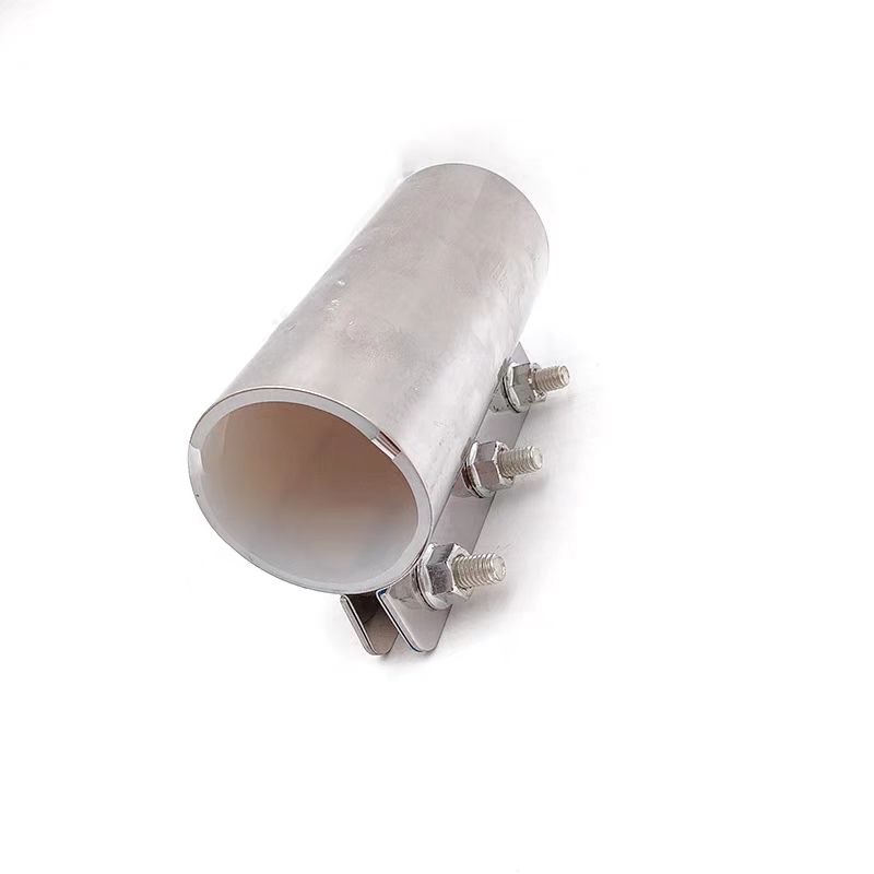 养殖场抱箍不锈钢一体式抱箍镀锌管夹60 75 90 110管分体式抱箍