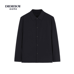 鹅绒 薄款 DIDIBOY2025年冬季 男士 商务翻领行政羽绒服外套 新款