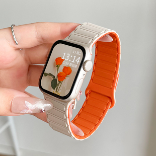 适用红米watch6表带新款工字纹Redmiwatch5代手表表带智能小米红米watch手表专用男女生秋冬天防水高级感腕带