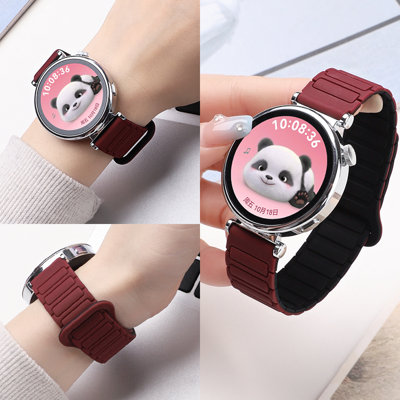 适用vivowatch5工字款硅胶表带