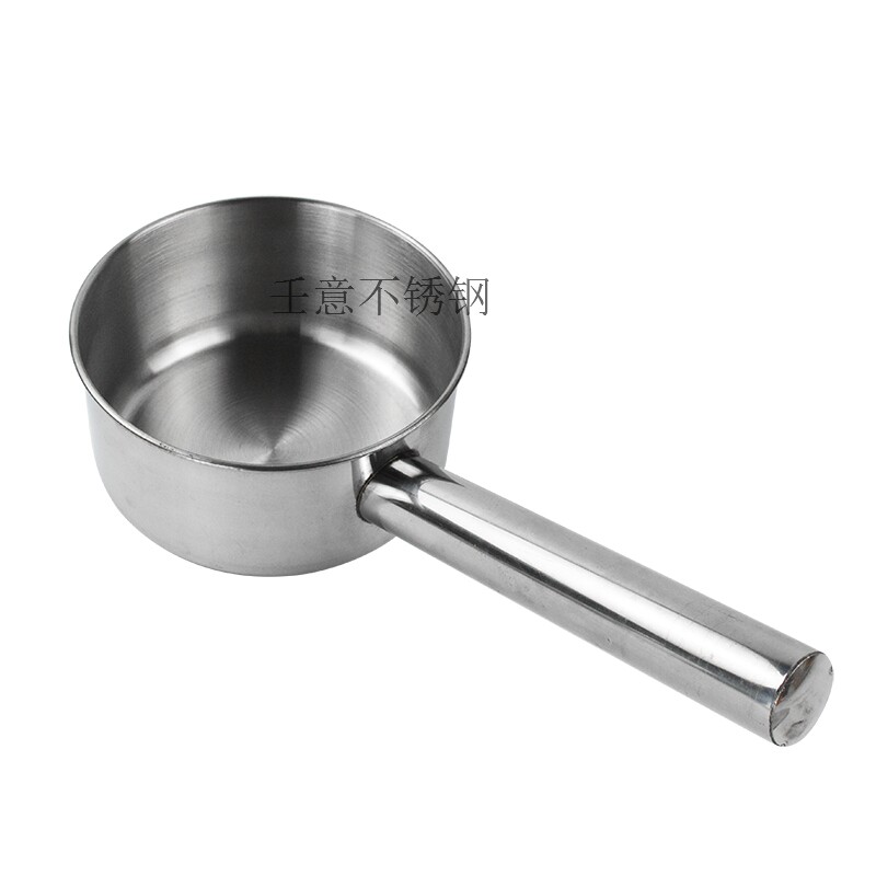 不锈钢水勺加厚卷边大勺子