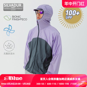 NothommeBLUE蓝岐upf100凉感连帽防晒服女夏季新款防泼水皮肤衣男