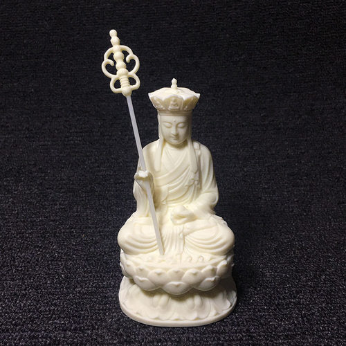 象牙果雕刻地藏王菩萨11.