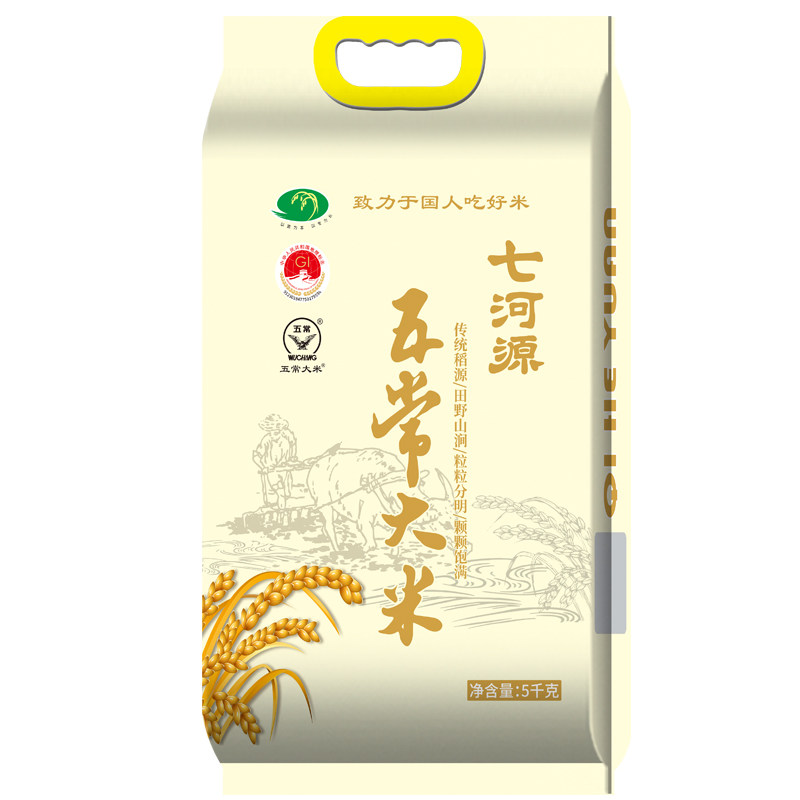 七河源五常大米5kg   传统稻源