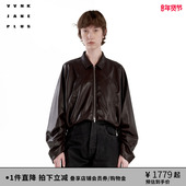 PLUS秋新款 高腰褶皱夹克外套 VVNK JANE 董洁 辛芷蕾同款