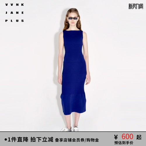 罗纹连衣裙VVNKJANEPLUS