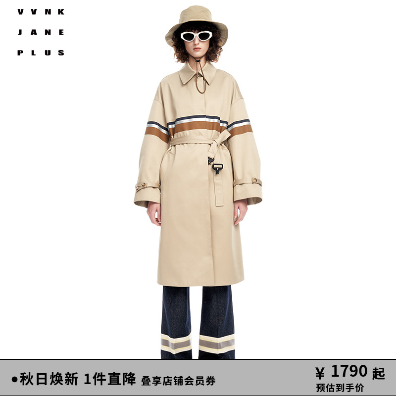 VVNKJANEPLUS长款风衣