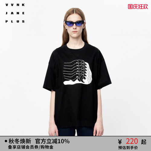 VVNKJANEPLUST恤棉印花