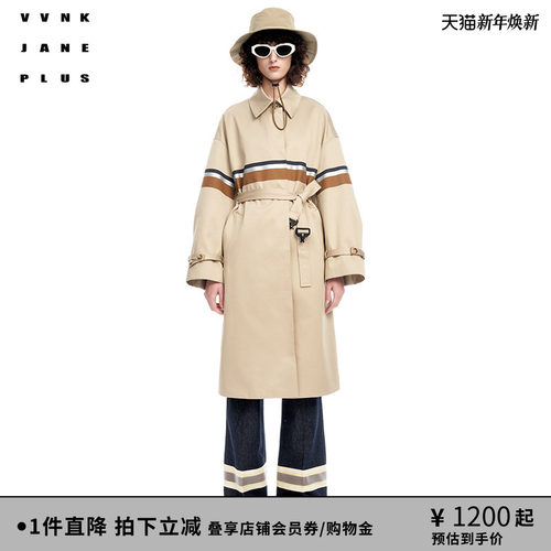 VVNKJANEPLUS长款风衣