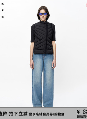 VVNK JANE PLUS“轻薄涂层面料”裹身羽绒小马甲女J349250044D