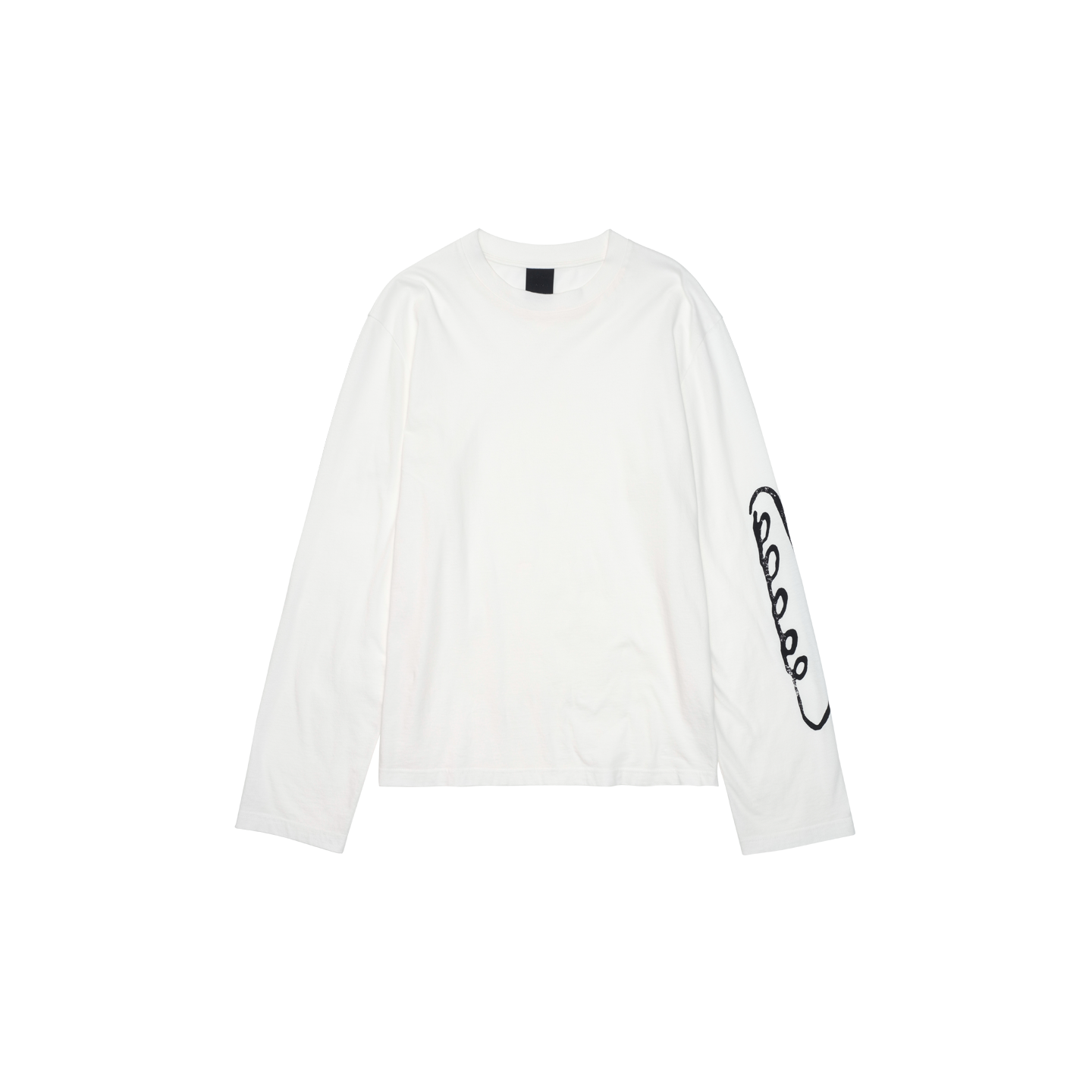 VVNK JANE PLUS2025夏季新款复古法棍印花长袖T恤女J520576370C