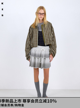 VVNK JANE PLUS2026春季新款双面穿截短夹克外套女J610364042A