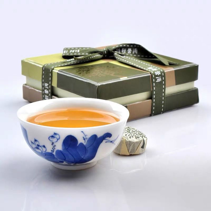 柏联普洱 巧克力沱茶 9粒 生普 一粒一泡 景迈山茶 便携伴手礼