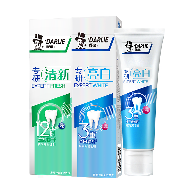 黑人12小时清新口气牙膏