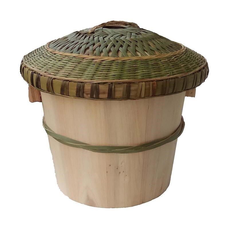 小正子蒸饭用的正子木桶甄子香椿木蒸子贵州神桶竹底竹盖杉木家用