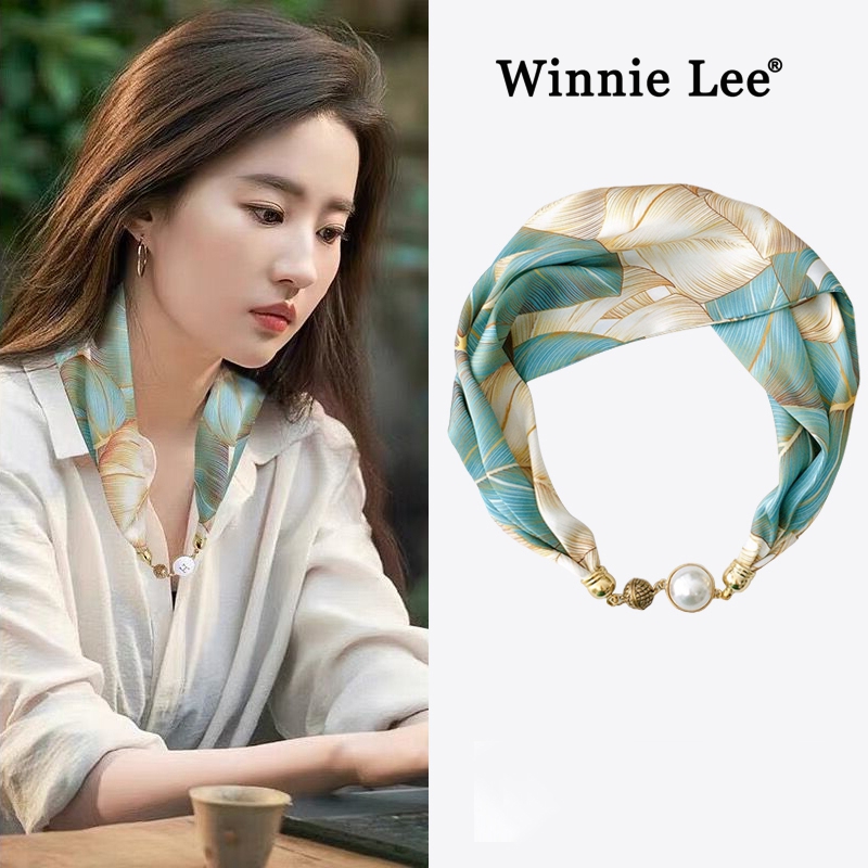 WinnieLee日本设计师联名款丝巾