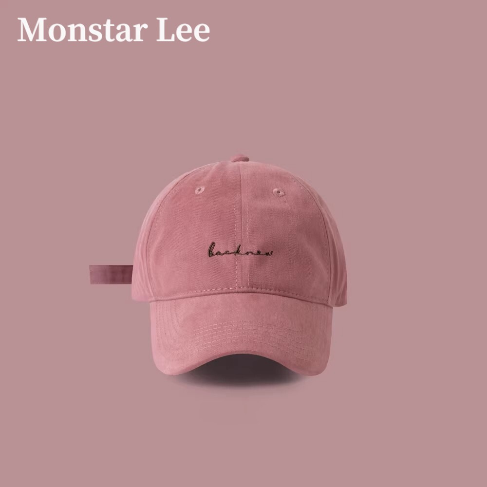 Monstar Lee日本设计师联名款大头围棒球帽子男女鸭舌帽夏季遮阳