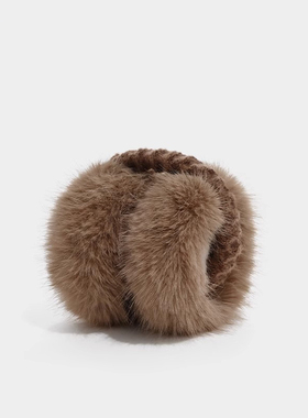 FaceLee日本设计师联名款毛绒耳罩女冬季护耳保暖耳套东北耳捂子