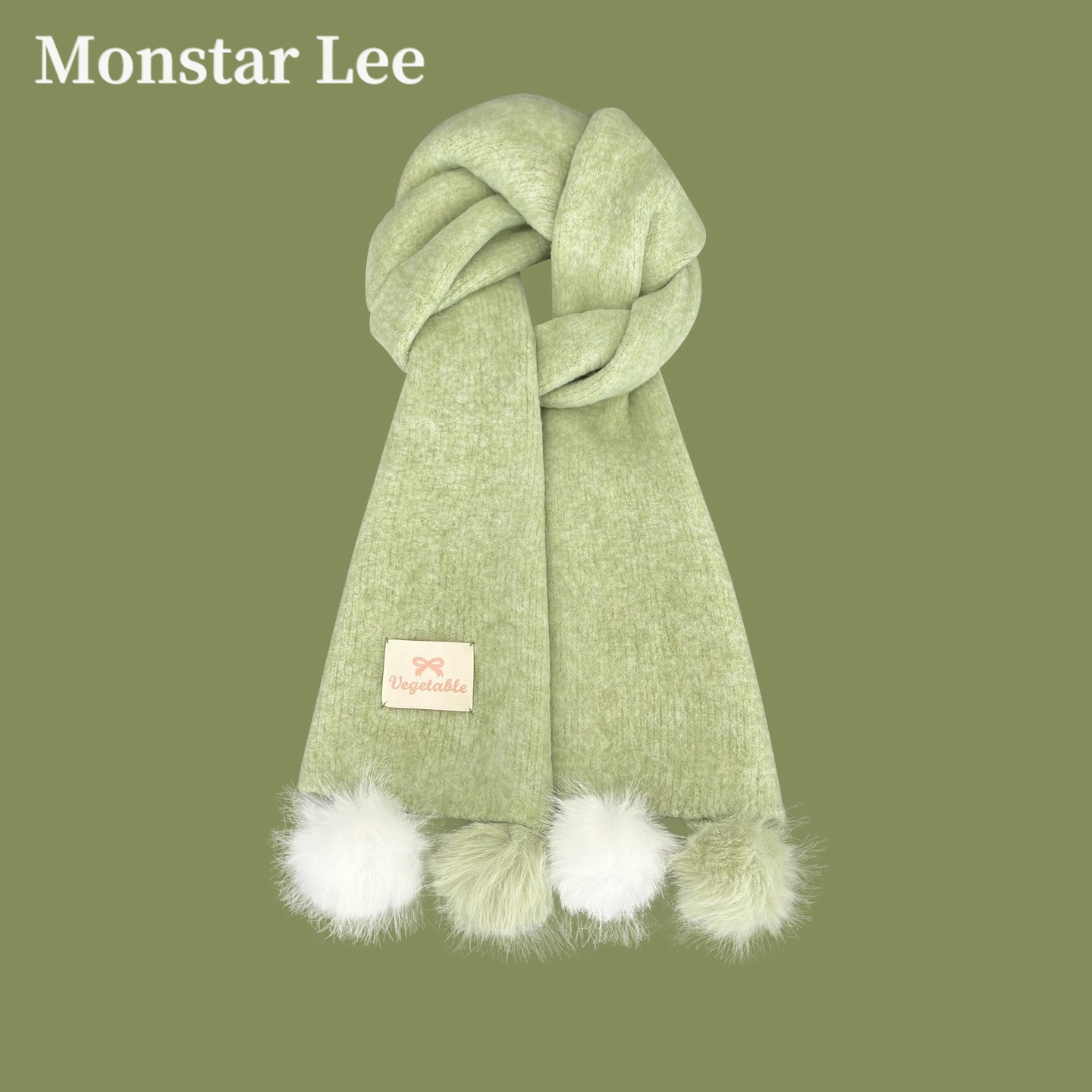 MonstarLee日本设计师联名款围巾