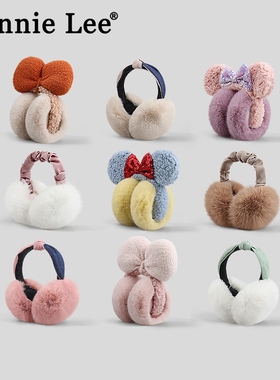 FaceLee日本设计师联名款耳捂子耳罩耳套保暖毛绒耳包冬季少女