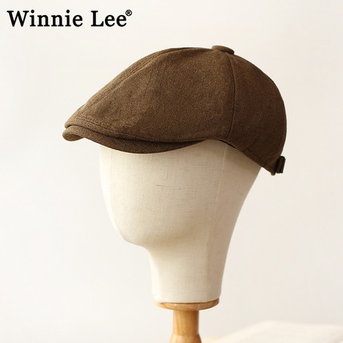 WinnieLee复古鸭舌帽英伦前进帽