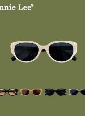 Winnie Lee日本设计师联名款复古猫眼墨镜女夏季防晒时尚太阳眼镜