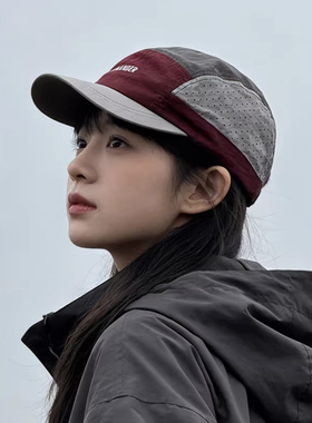 Monstar Lee日本设计师联名款轻薄速干字母鸭舌帽子女夏季棒球帽