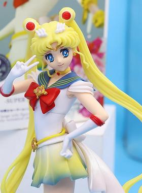 水冰月月野兔美战士手办模型 二次元动漫桌面摆件装饰品潮玩学生