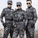 蟒纹迷彩户外套装 耐磨透气劳保工作服作训服特种兵野战服 春秋冬季