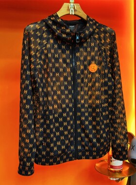 春夏镂空酷炫潮牌高端连帽外套百搭舒适男女款同穿上衣07088