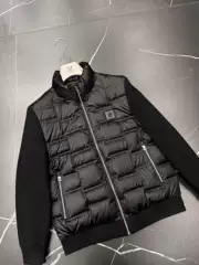 5812 Autumn and Winter Men's New Stand-Up Collar Knitted Sleeve Fleece Jacket Casual Versatile Stylish Handsome Simple