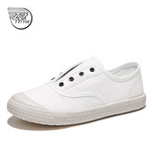 百搭一脚蹬懒人板鞋 feiyue 新款 轻便舒适女鞋 飞跃帆布鞋 2025夏季