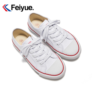新款 feiyue 女2024春季 937 飞跃简约百搭小白鞋 低帮舒适透气帆布鞋
