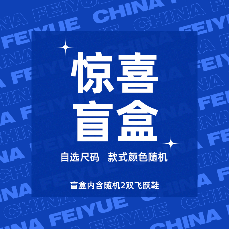 feiyue/飞跃惊喜盲盒福袋 随机2双鞋 尺码可选 款式随机