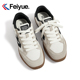透气休闲板鞋 feiyue 982 新款 情侣款 飞跃复古拼色德训鞋 女2024春季