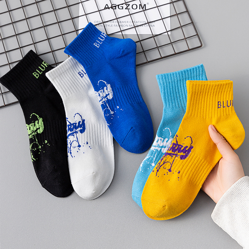 袜子男童秋冬季短筒潮袜