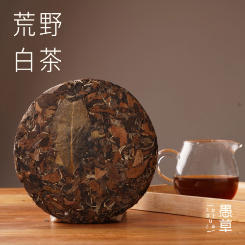 【愚草】荒野白茶 福鼎老白茶 2017年采收粗梗大叶料越煮越香寿眉