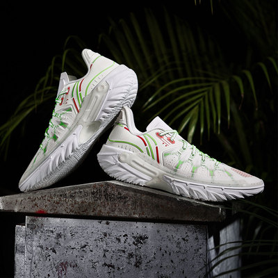 李宁桀骜2代低帮篮球鞋男实战2025新款防滑耐磨减震运动鞋ABFV013