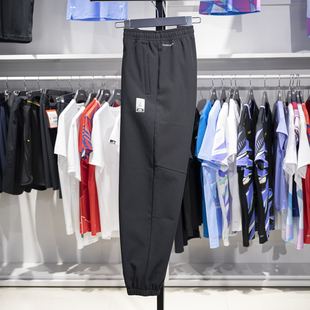 李宁卫裤男子2023冬季新款反伍BADFIVE防泼水加绒运动长裤AYKT671