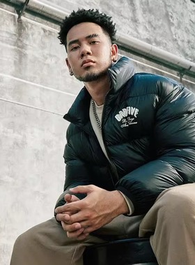 李宁羽绒服反伍男2023冬季新款运动防风保暖羽绒外套AYMT139LL