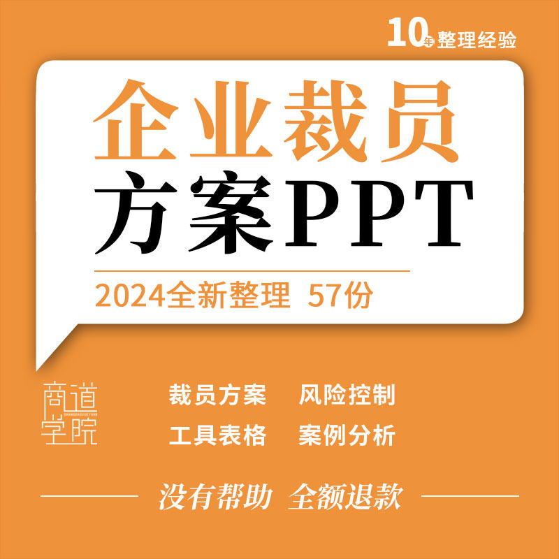企业公司人力优化裁员员工安置方案面谈流程沟通技巧案例分析ppt