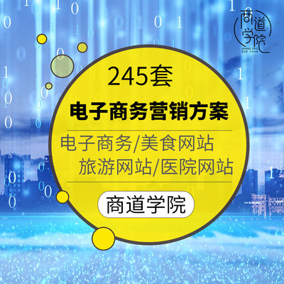 互联网电子商务公司企业网站建设项目运营策划书模板网络推广方案