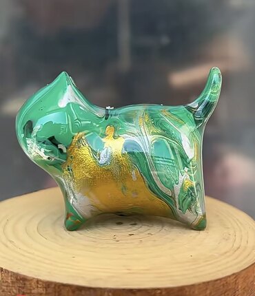 7厘米流体小猫，小兔子，小鹿