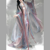 唐制齐胸刺绣诃子裙古风日常春夏款 花小衣原创汉服女 玉染琉璃